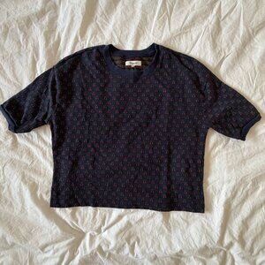 Madewell Cherry Jacquard Top
